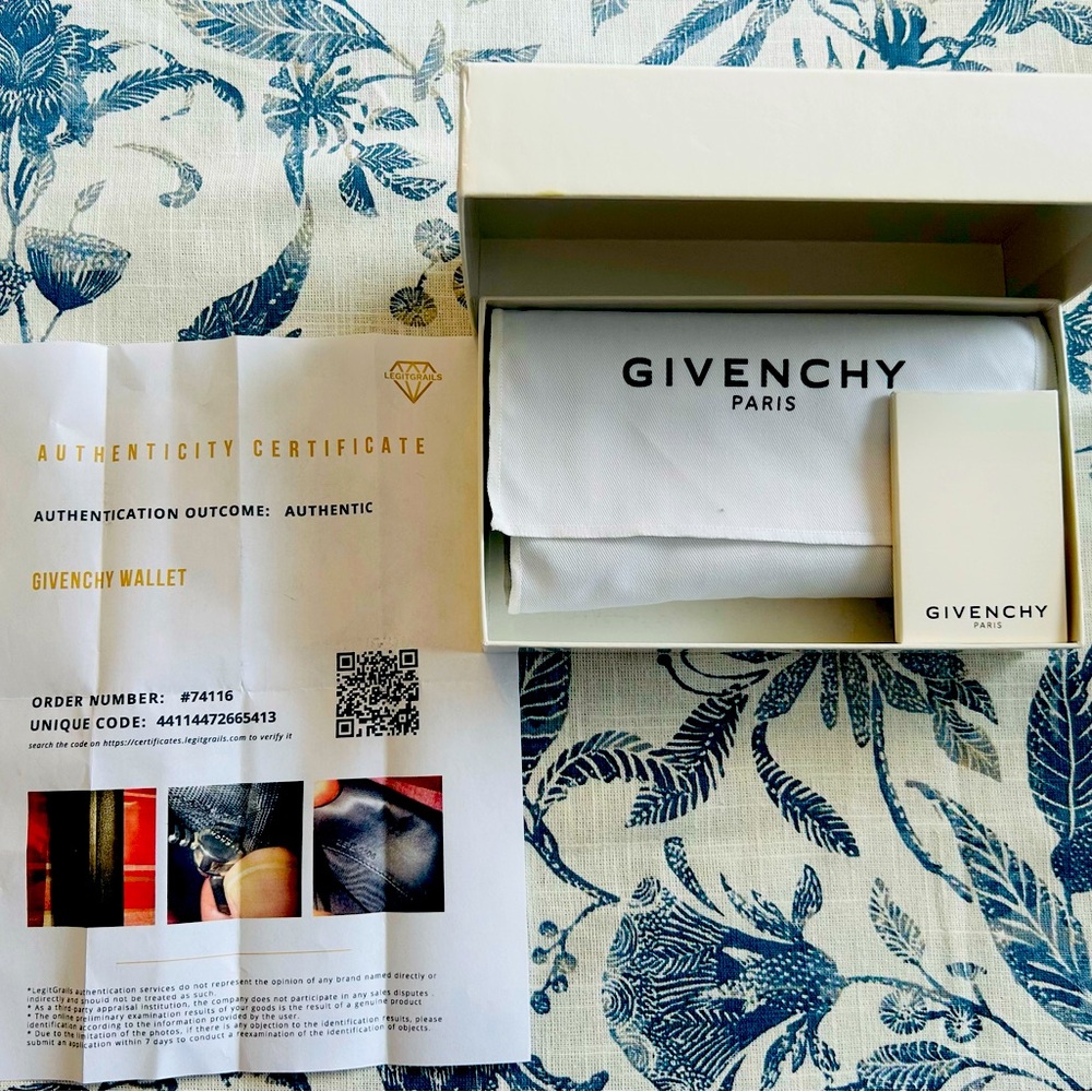 Authentic Givenchy Long Wallet